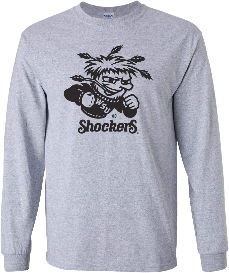 CornBorn Choose Your Design - Wichita State Shockers Long Sleeve T-Shirts