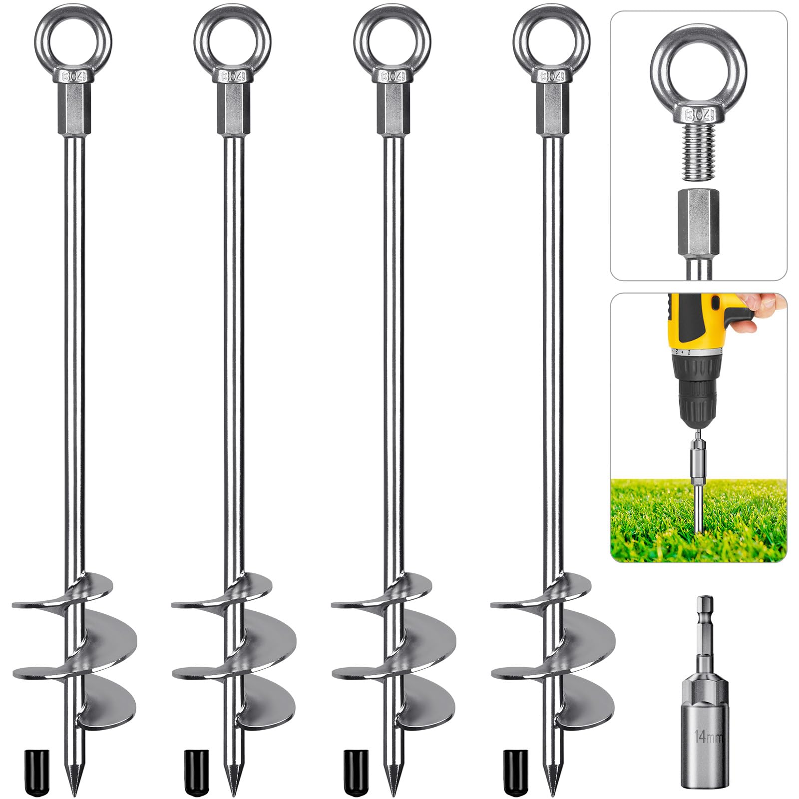 Dolibest Tent Peg Heavy Duty