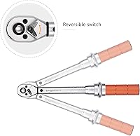 Vista 6 de Yaxa Basics Llave dinamométrica de clic de transmisión de 1/4 de pulgada - 20-150 libras-pulgada, 2.5-15 Nm