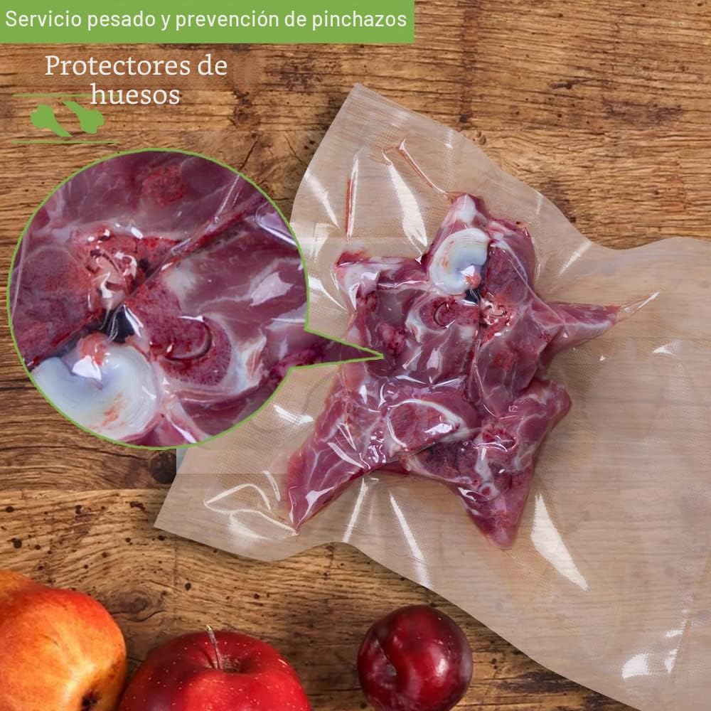200 Bolsas 28x40cm Bolsas Envasar al Vaci Vacio Alimentos Bolsas de Vacío de Alimentos,Bolsas para Envasar al Vacío Envasado al Vacío para Alimentos Sin BPA