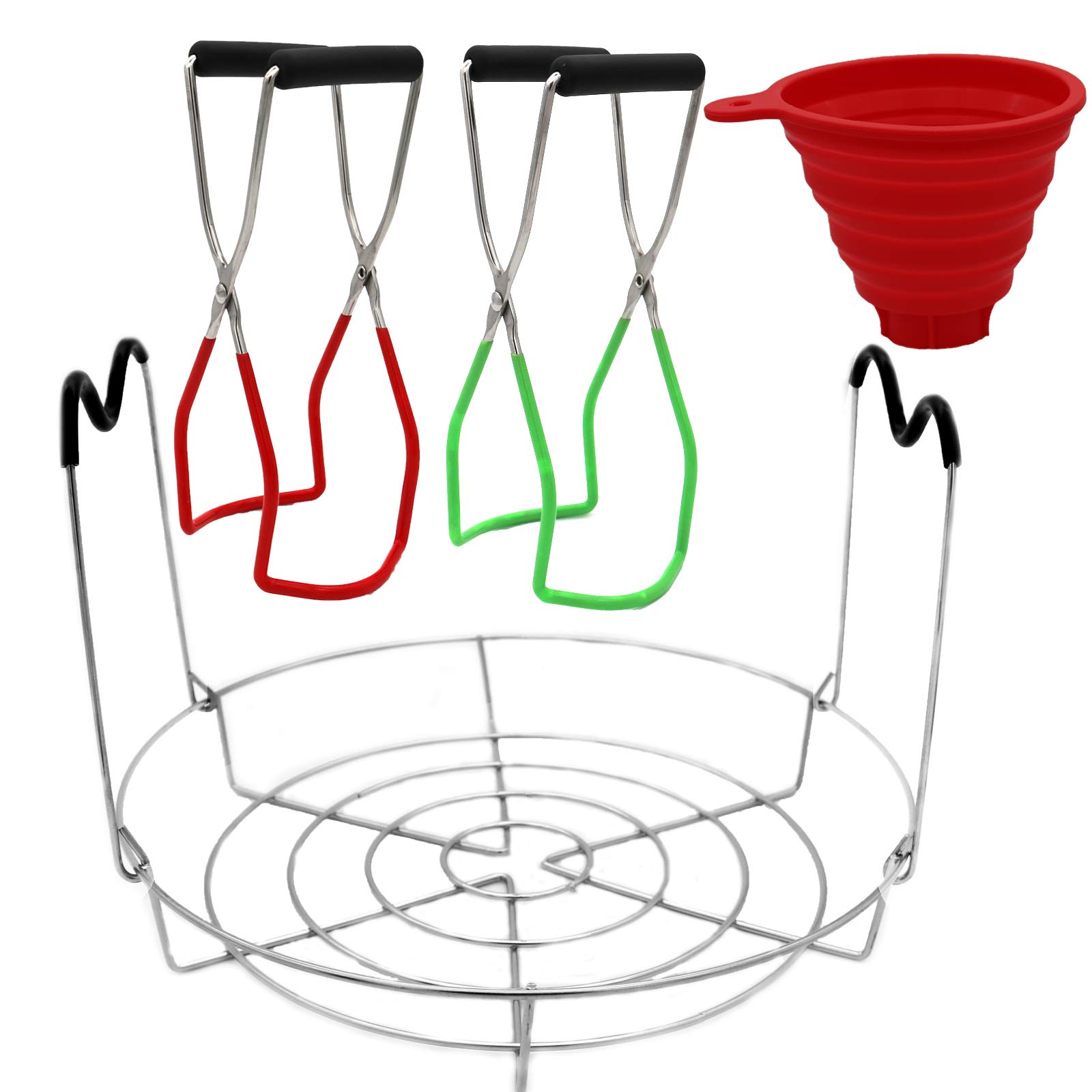 Buy Canning Supplies Kit, Canning Jar Lifter Stainless Steel Steamer