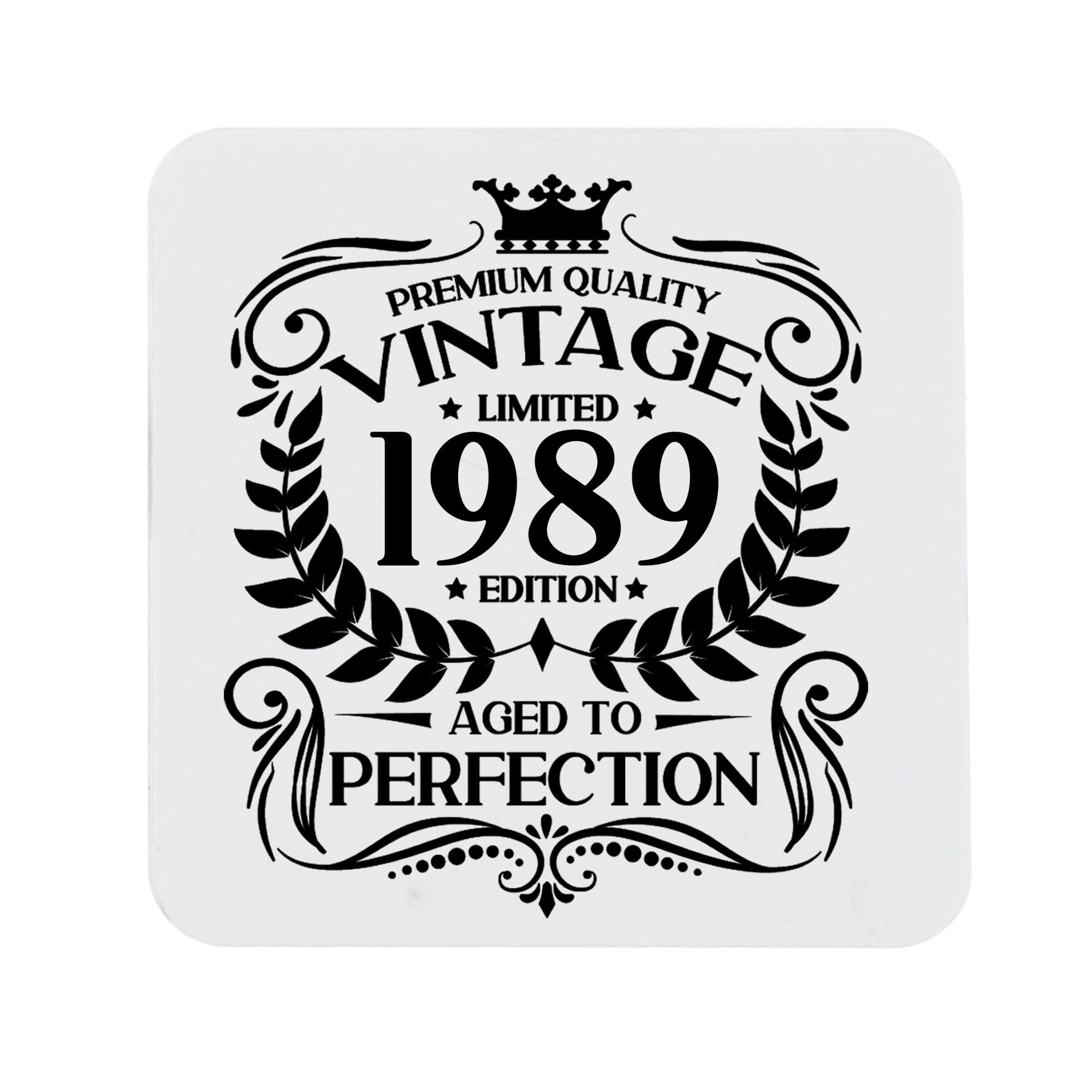 80th Birthday Gift for Men Vintage 1946 Aged to Perfection Engraved Slate Coaster Present for 80 Year Old Etched Natural Slate Placemat (Round Slate) — view 178