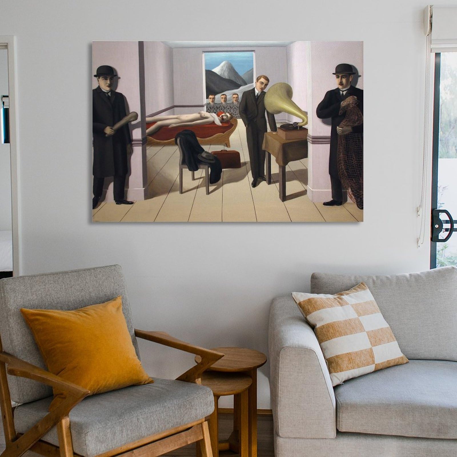 Amazon.co.jp: Rene Magritte ルネ・マグリット The Menaced Assassin