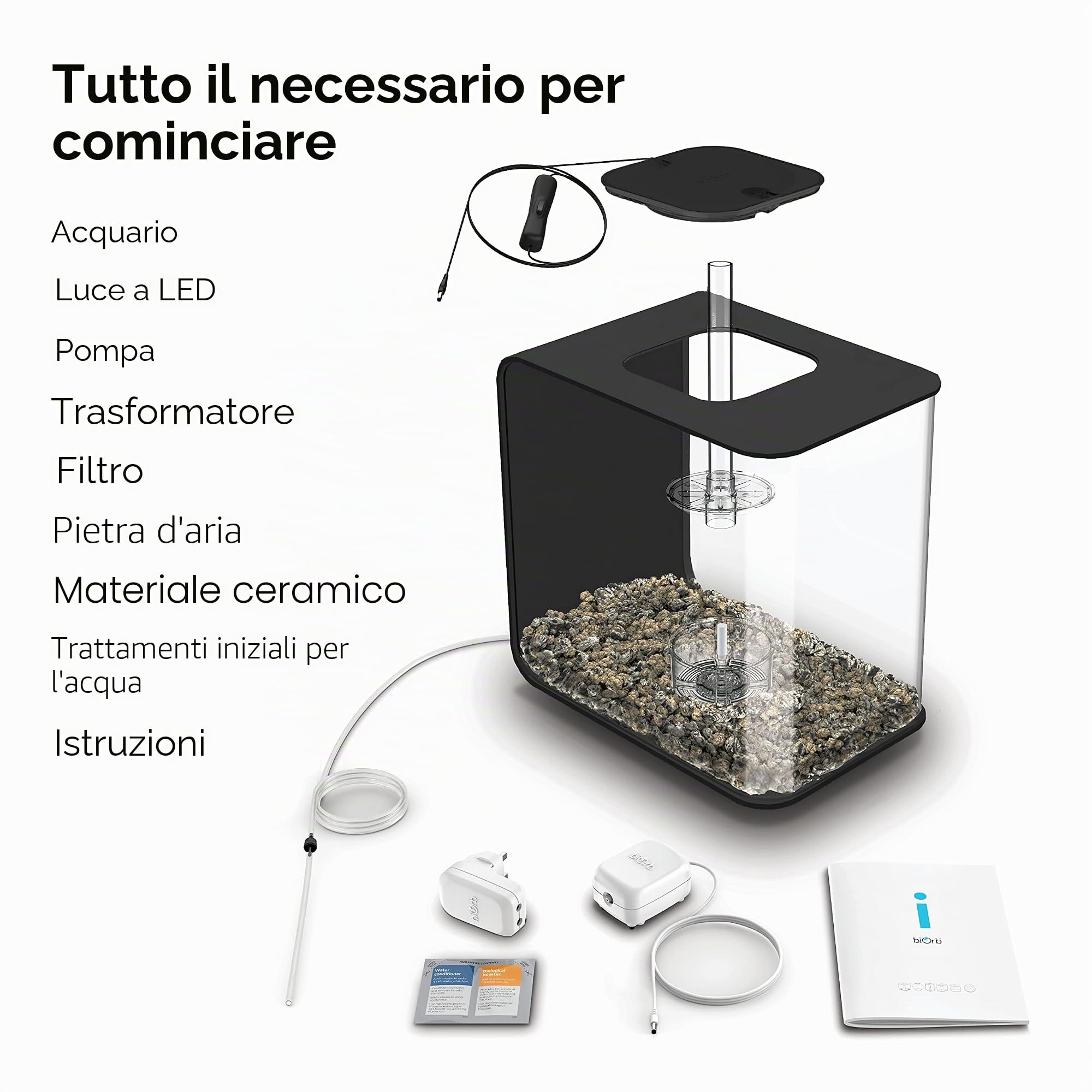 Biorb Flow 30 LED, Nera