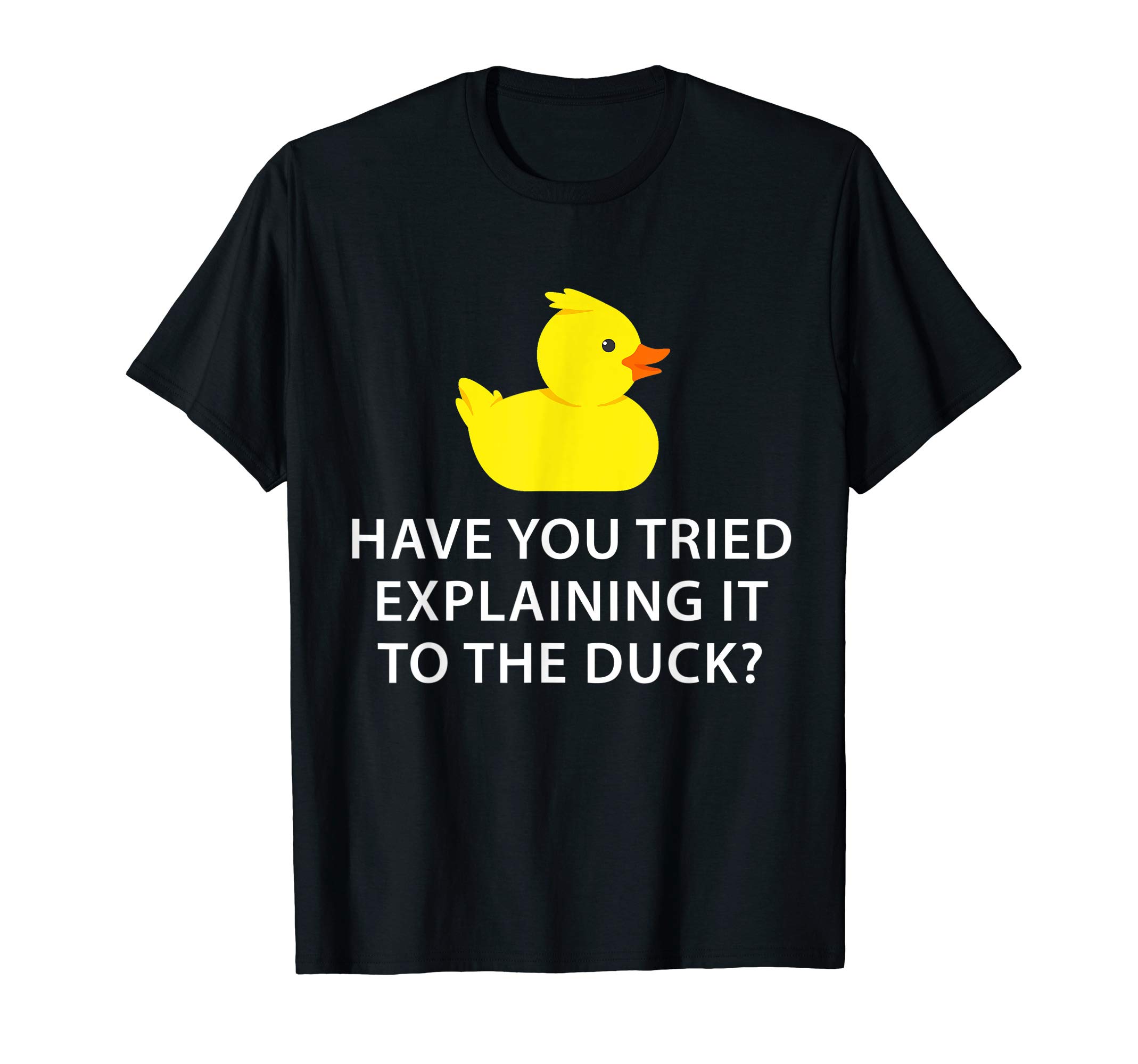 Programmer Coding And Hacker TeesFunny Programmer Rubber Duck Debugging T-Shirt