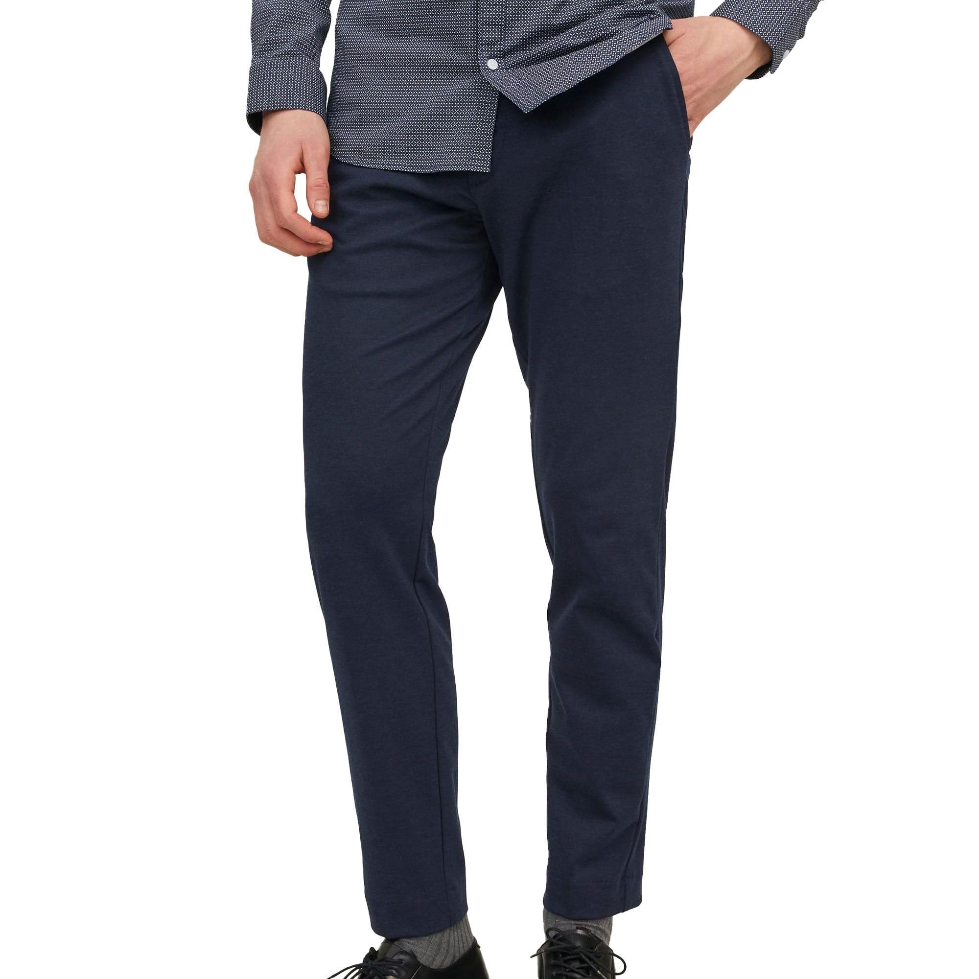 JACK & JONES Mens Cooper Chino Pants Navy Blazer 32W / 32L