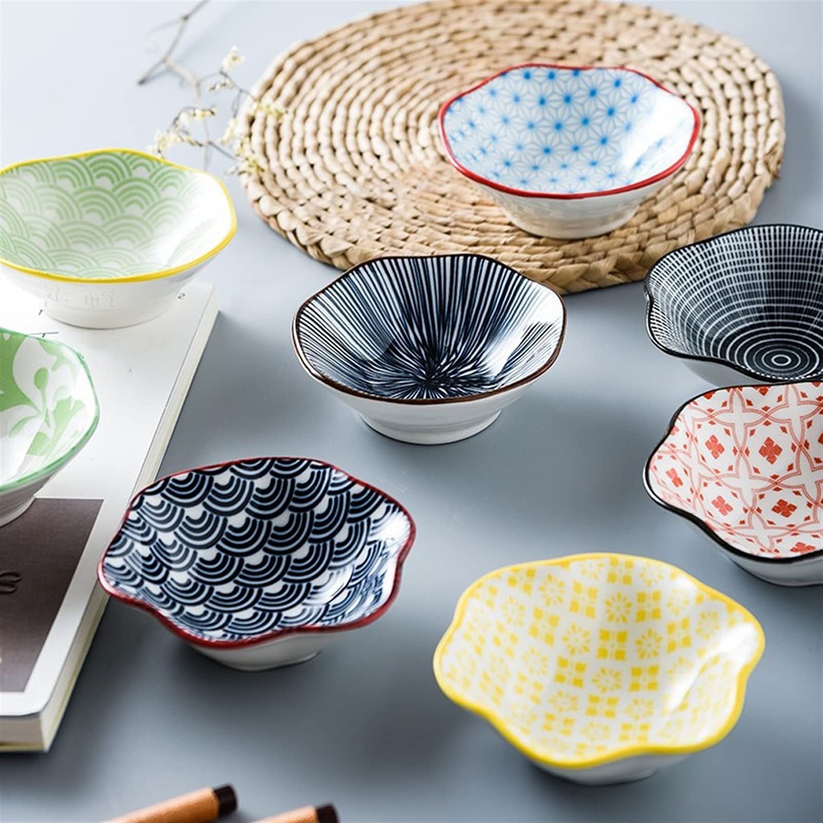 Ceramium Dip Sauce Gerichte Set Japanischen Stil Dip Schalen Vorspeise Servieren Essig Soja