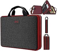 Vista 1 de ZINZ Slim Expandable Laptop Case 15.6 Inch Sleeve Upgraded Protective Durable Recycled Carrying Case Compatible with MacBook 15" & 16" and Most 15