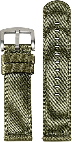Miniatura 4 de WOUKUP - Correa de reloj de liberación rápida de nailon Military Style, material de cinturón de seguridad premium, correa de reloj de 0.709
