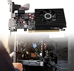 GT 740 4GB GDDR3 128-bit Discrete Graphics Card, PCIe 3.0 x8, Dual Monitor Support via HDMI | DVI | VGA, Low Profile Design for Desktop Computers