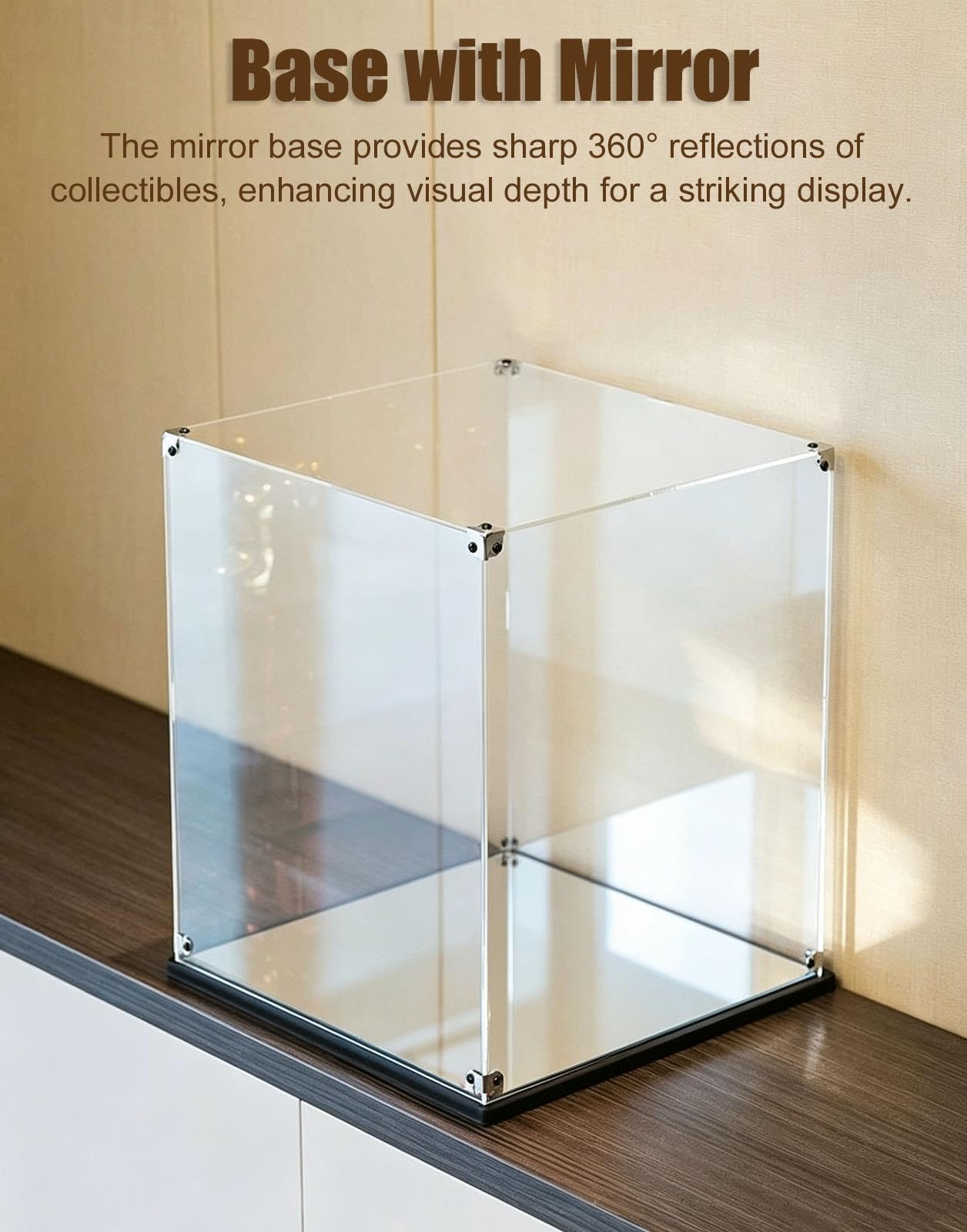 Acryl Vitrine Hohe, Rechteckige Staubschutzhaube für die Arbeitsplatte