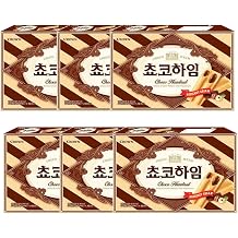 Chocolate Cream Wafer Rolls Hazelnut 47g 6 Boxes   Crispy Wafer Korean Biscuits Chocolate & White Cream Assorted Choco Hei