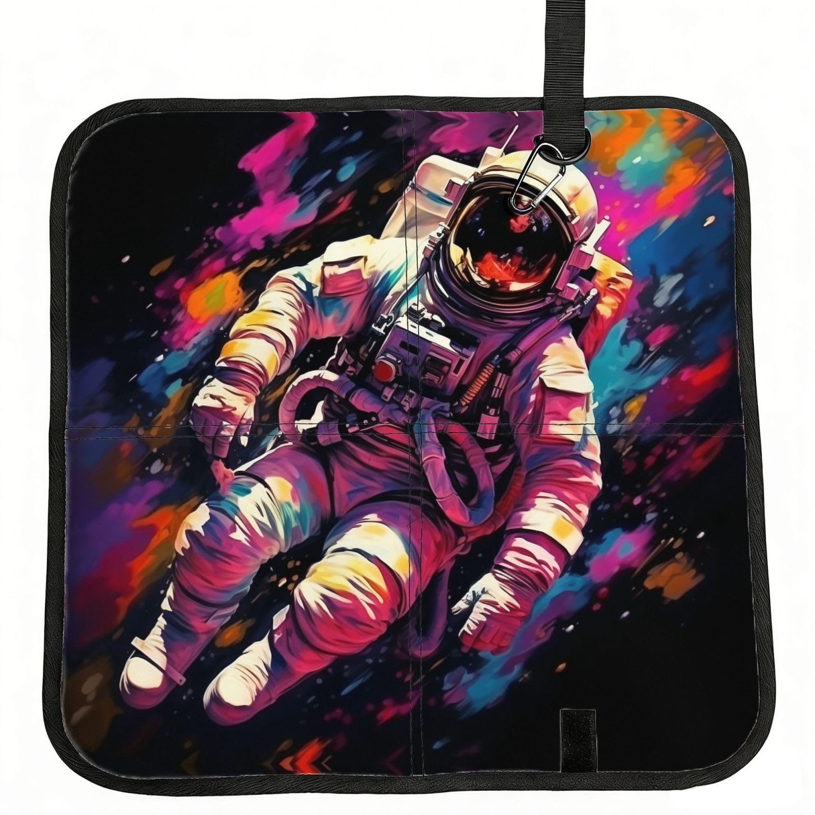 YGLHBDPBF Outer Space Print Camping seat cushion,Foldable Sitting Pads,Save Backpack Space for Hiking