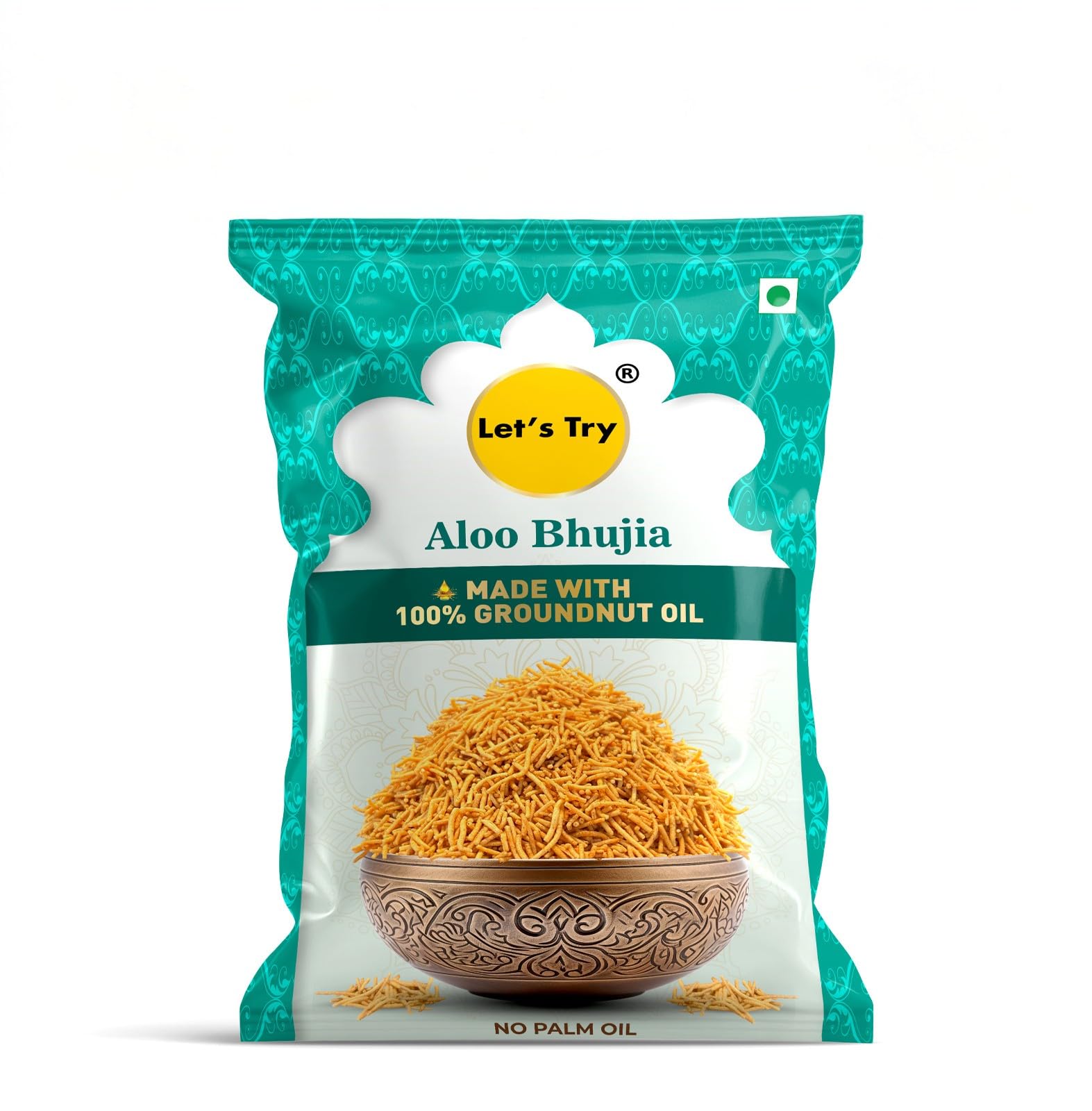 Let's Try Aloo Bhujia | 173g | No Palm Oil | 100% Groundnut Oil | Crispy and Thin, Perfect for Tea Time | As Seen on Shark Tank India (Pack of 1)-image-30