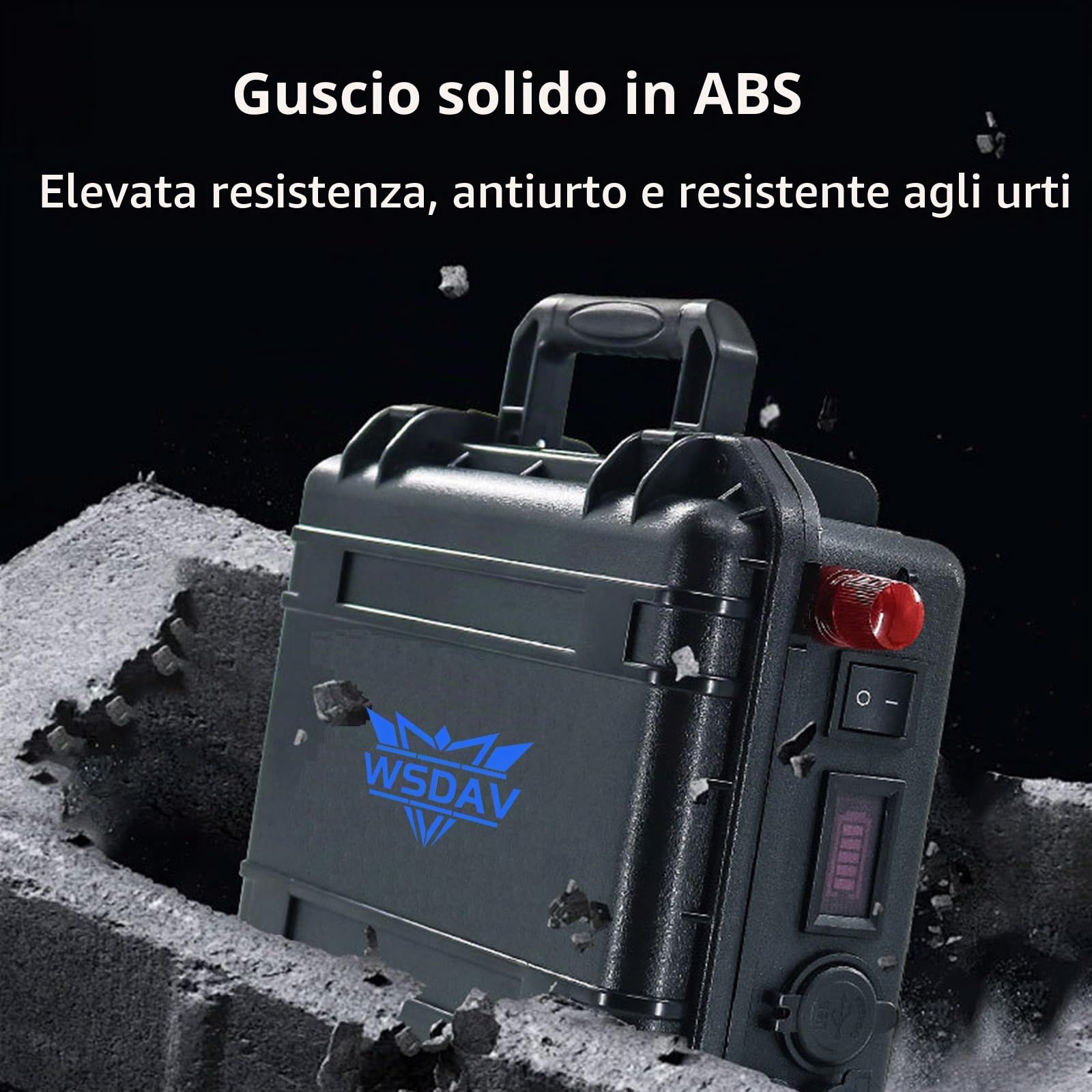 Batteria Thruster Batteria al Litio 12V 12V 60AH 80AH 100AH ​​120AH con Caricabatterie per Motore 720W 960W 1200W 1440W