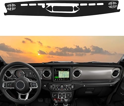 Miniatura 48 de Alfombrilla para tablero a medida para Toyota Tacoma 2005-2015, cubierta para salpicadero, tapete antideslizante, protector, protector solar, sin