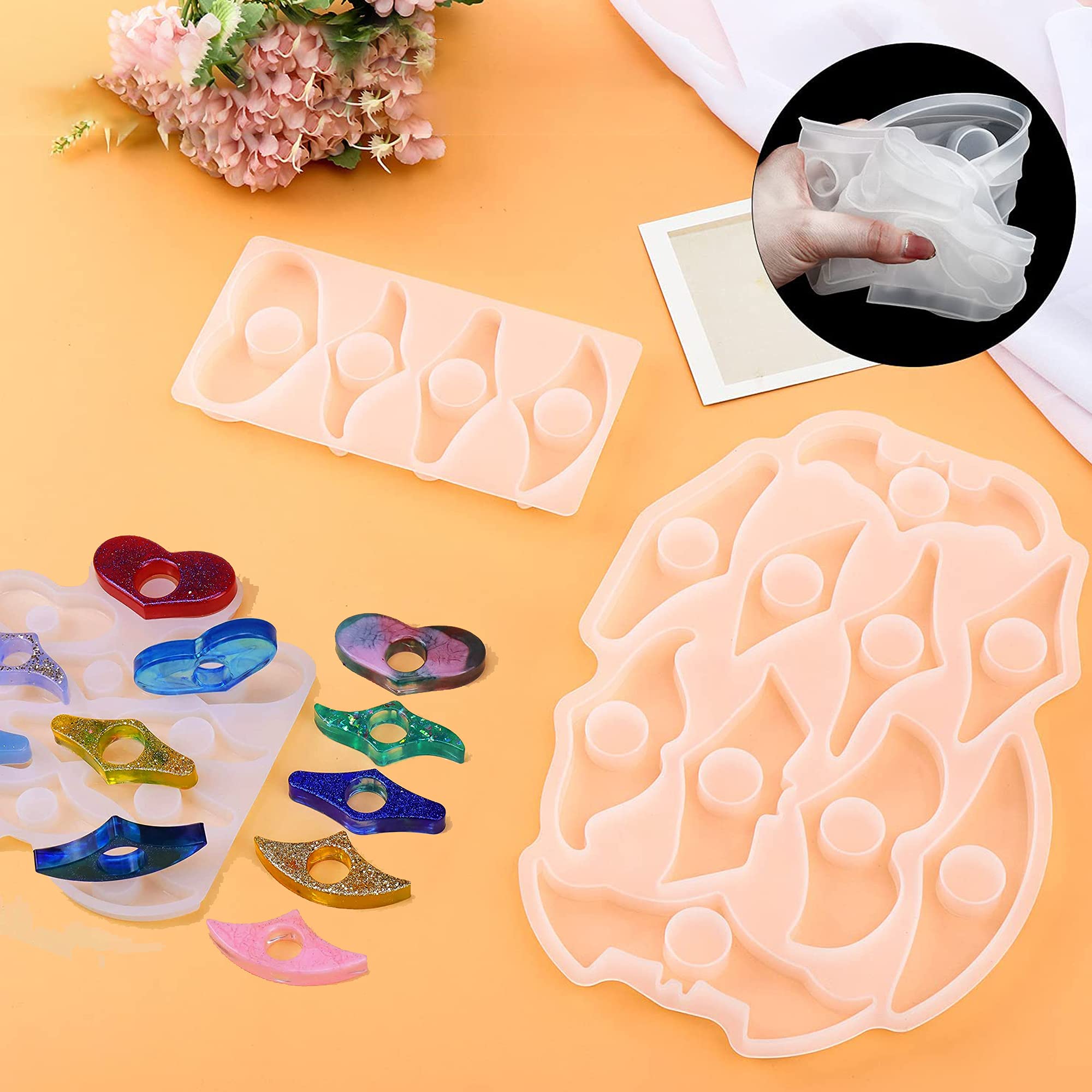 Moule En Résine De Silicone Pour Marque-pages, Accessoires De Lecture Faits A Main Cadeaux Pour Enseignants Et Lecteurs 96720212