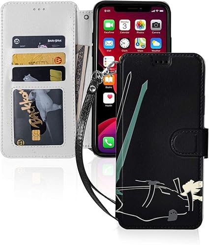 Amazon ソードアート オンライン Sao キリト グッズ スマホケース Iphoneケース 携帯カバー 手帳型 財布型ケース スマホカバー ウォレットケース カード収納 レザーケース Icカード収納 軽量 耐衝撃 滑り防止 人気 おしゃれ 家電 カメラ オンライン通販