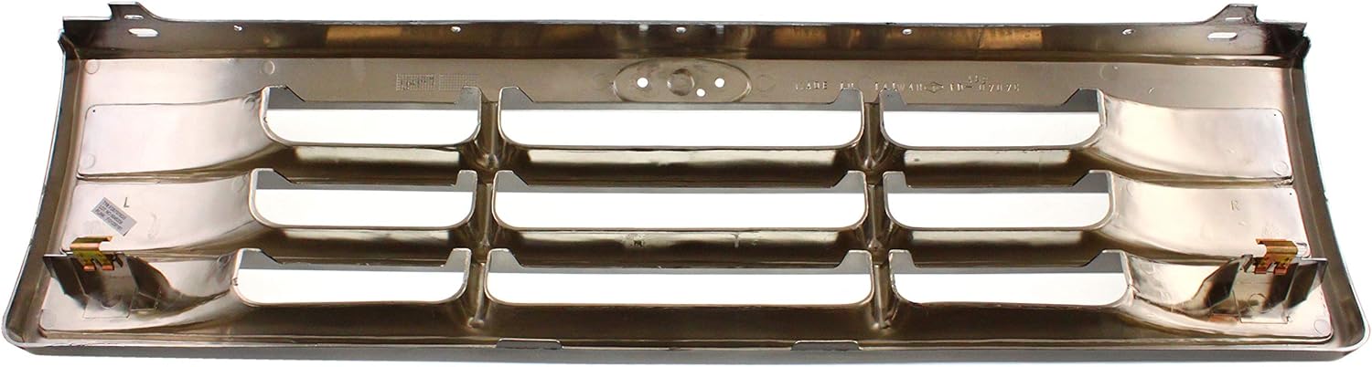 Garage-Pro Grille Assembly for FORD EXPLORER 91-94 Plastic Chrome Shell/Ptd-Silver Insert