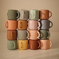 Vista 7 de mushie Silicone Snack Cup Spill Proof Food Container for Toddler and Baby (Pink Flowers)