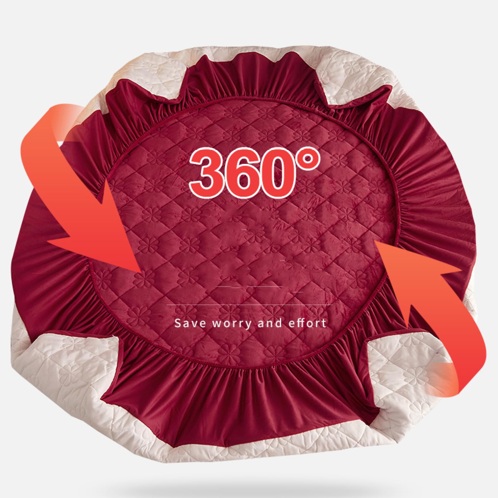 sábanas bajeras para colchones altos 180x200cm, sábana bajera elástica de felpa gruesa de invierno, edredón de terciopelo para cama de pareja, funda de colchón para apartamento, dormitorio, cúrcuma