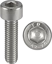 Vis INOX M6x25 mm tête cylindrique BTR Ø 6x25 mm | Vis M6 x 25mm CHC à 6 pans creux (clé allen) | Acier Inoxydable A2-70 (V2A/304) | ISO 4762 / DIN 912 : LOT DE 5 Pcs - ProRaje