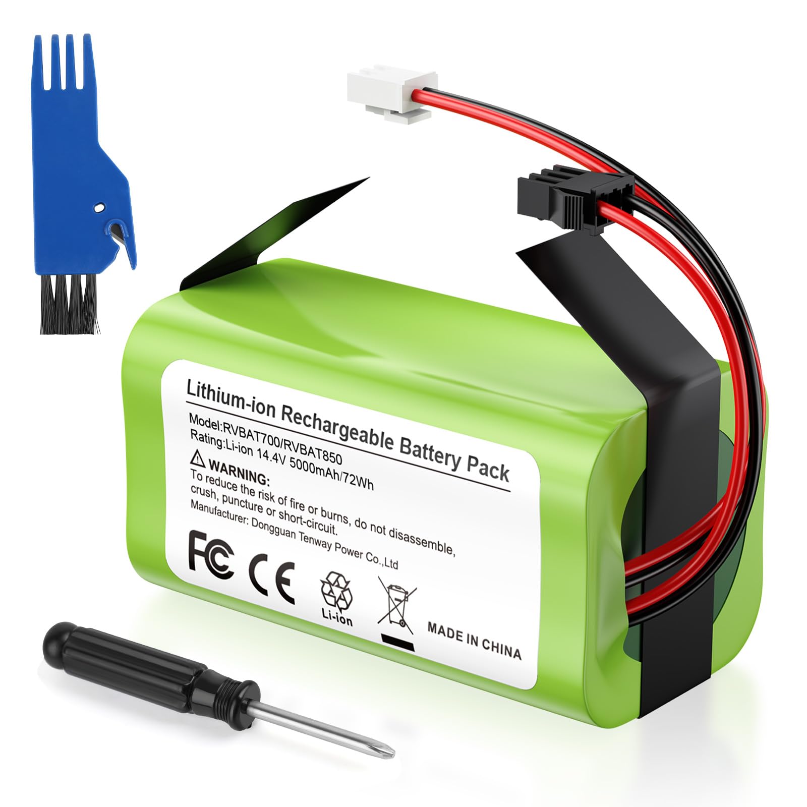 ASUNCELL Batteria di ricambio per Eufy RoboVac G10 G20 G30 G35 G40 Hybrid, RVBAT700/RVBAT850 per Eufy RoboVac 11 11S 11S Max 25C/25C Max 30/30C/30 Max 35C, GoDovi 380, Den. kee 600, Tesvor X500