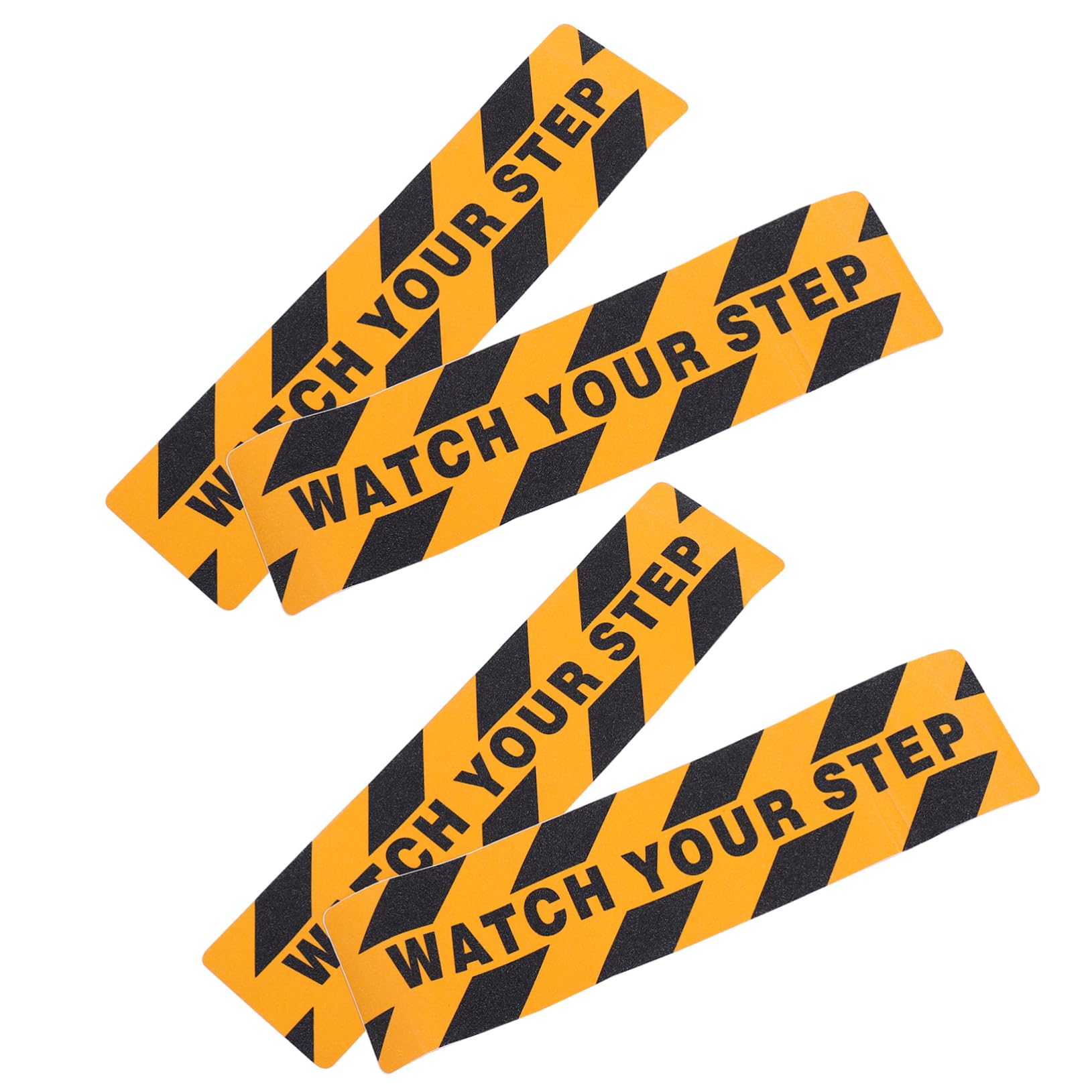Alipis 2 Set Nastro Adesivo Antiscivolo Per Scale E Strisce Antiscivolo Con Design Watch Your Step Per Docce Vasche Piscine E Scale Facile Da Applicare E Rimuovere Danni 4 Pezzi*2