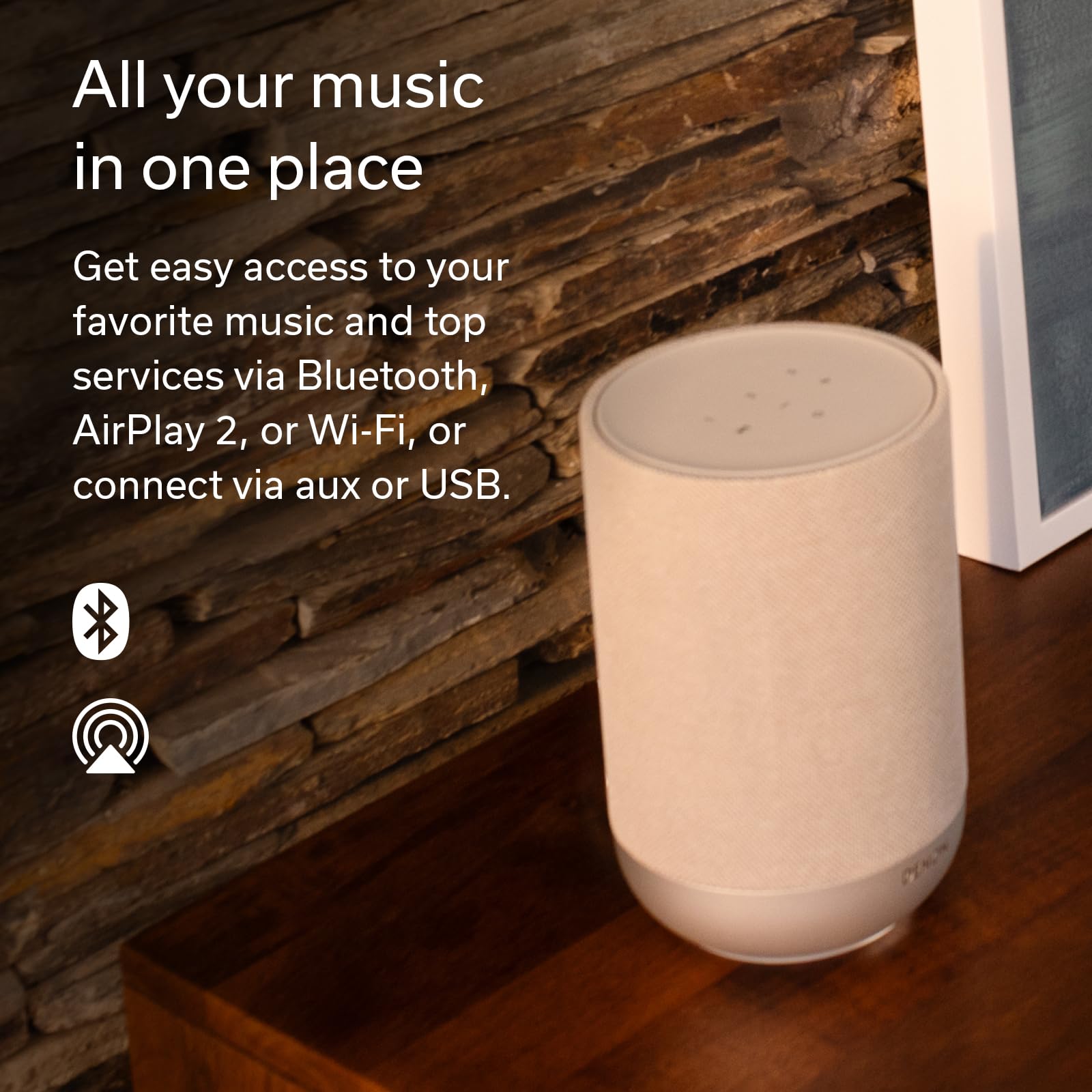 DENON 　200　スマートスピーカー Amazon.com: Denon Home 200 Speaker, Wireless Smart Speaker with