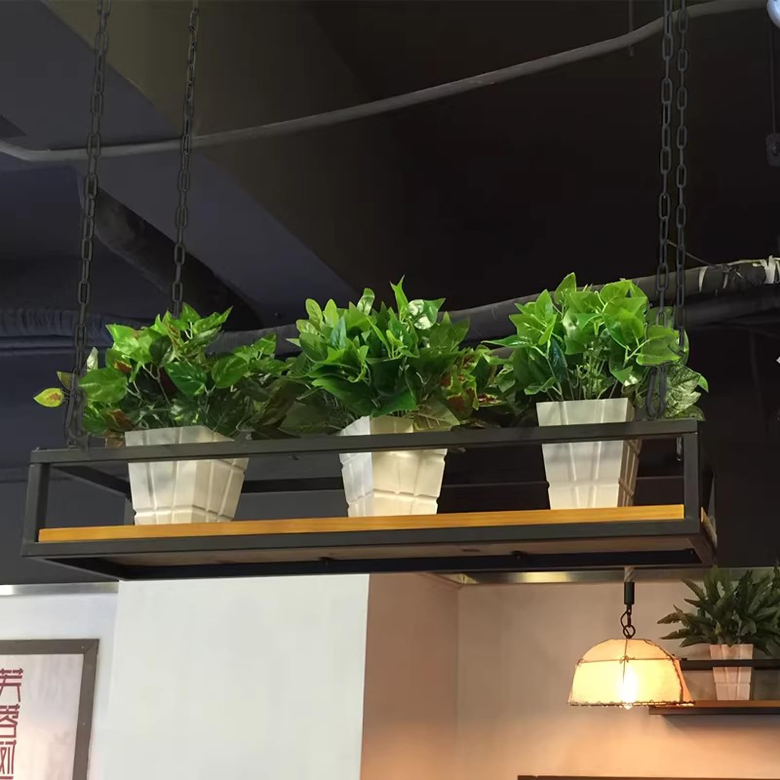 Support suspendu pour pots de fleurs pour protéger vos plantes des chats
