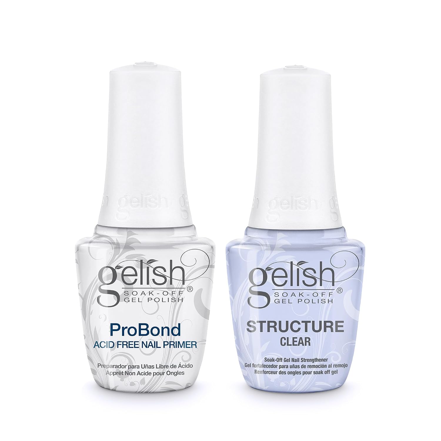 Gelish Structure Clear Gel and ProBond Acid Free Primers for Gel Nail Polish (15ml)