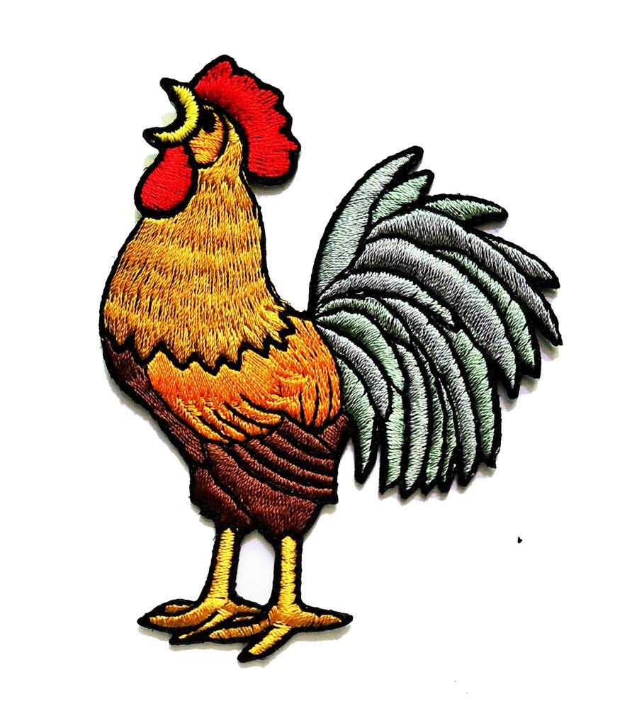 トップス GAKKIN ROOSTER LEGS EMBROIDERY Amazon.com: PP Patch Rooster cockerel Cock Chicken Bird