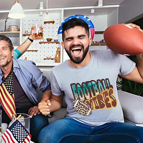 Miniatura 2 de Calcomanías de transferencia de fútbol para planchar, lavables, vinilo de transferencia de calor, calcomanías deportivas para planchar para tela,