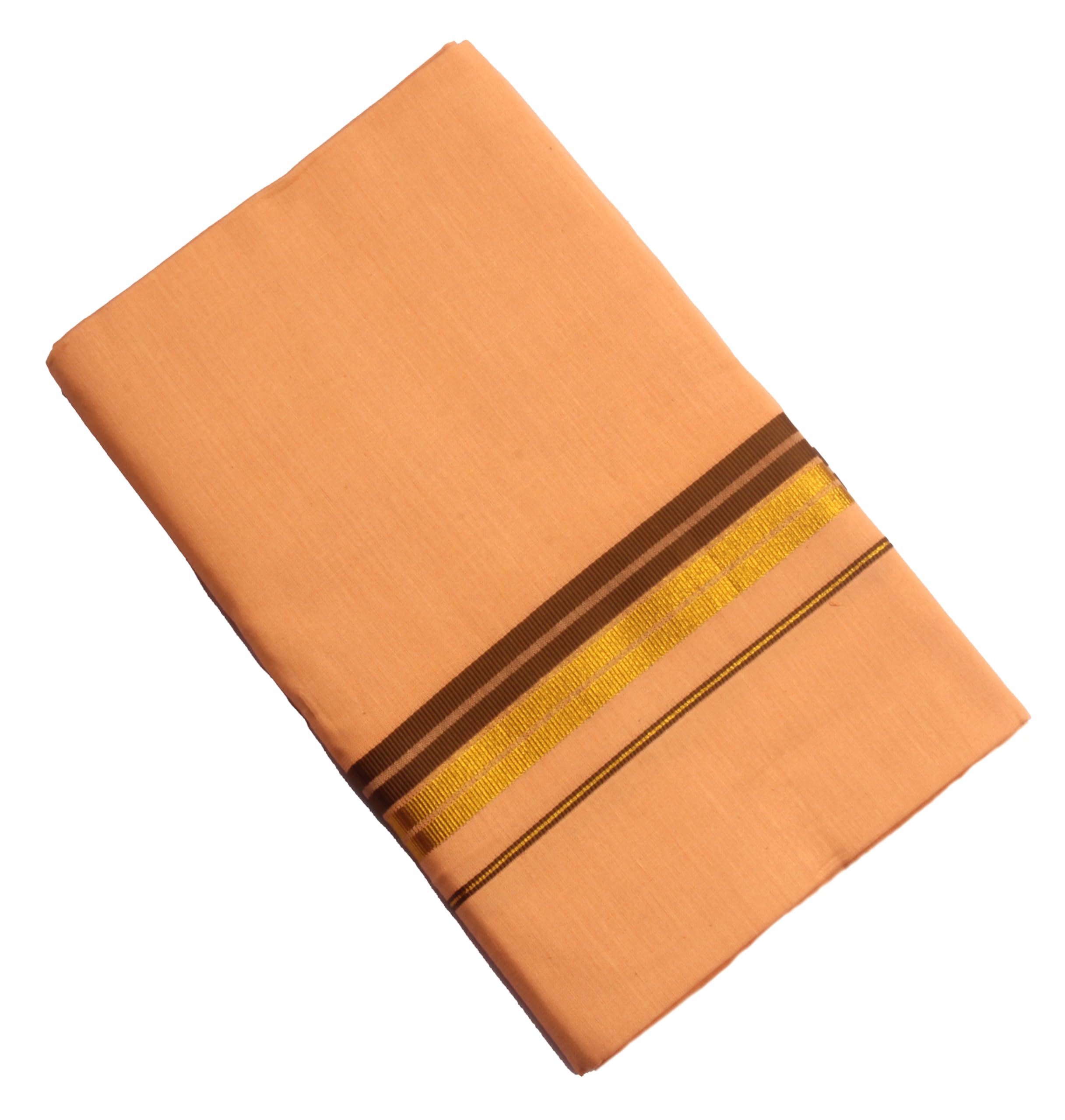 tharunsha elite Pure cotton Men's Single Dhoti-2.00 meter/Lungi/Mundus 2 Border Set of 1-picture-38