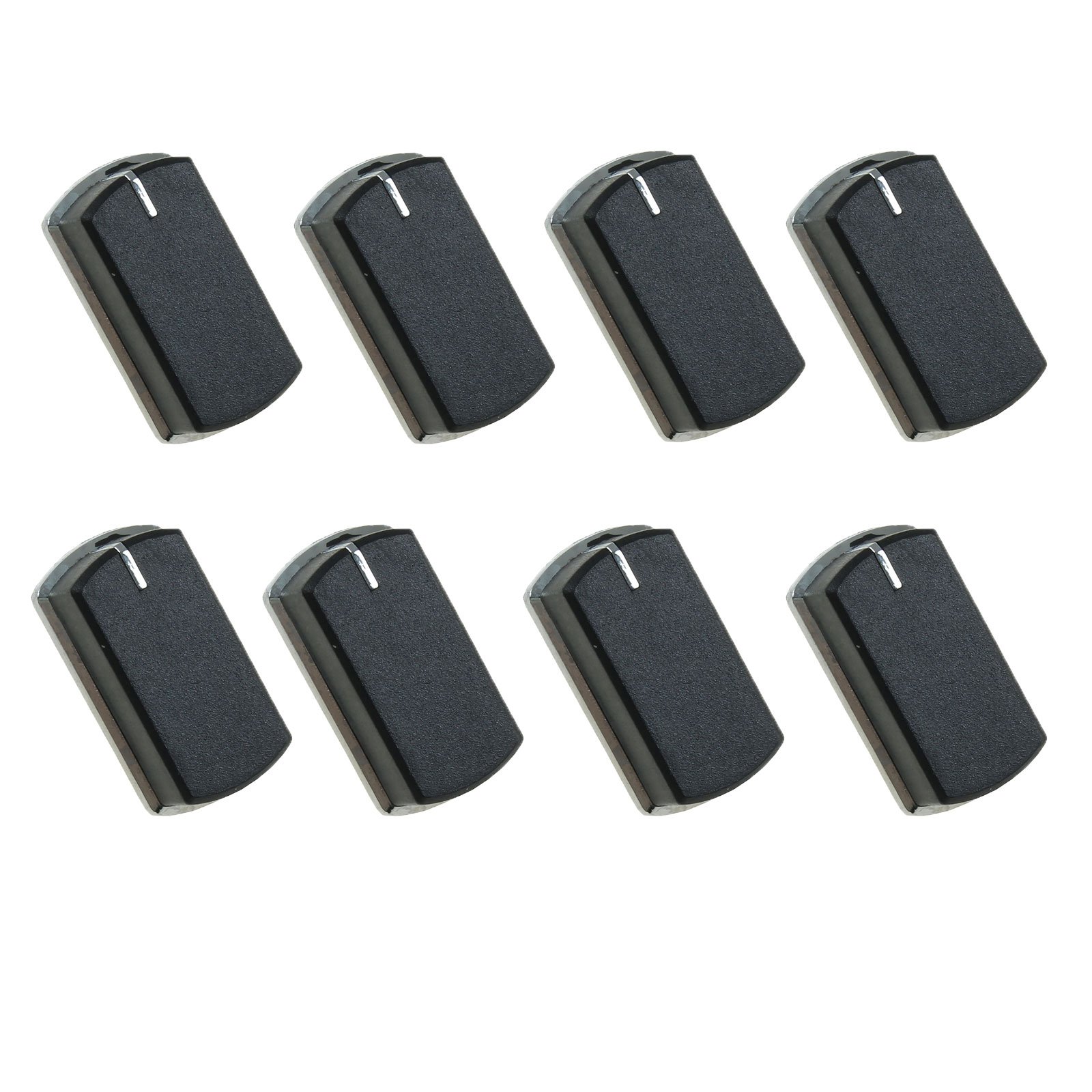 First4spares Black,Chrome Replacement Oven Control Knob For Belling Cookers Ovens - Black/Chrome - Pack Of 8