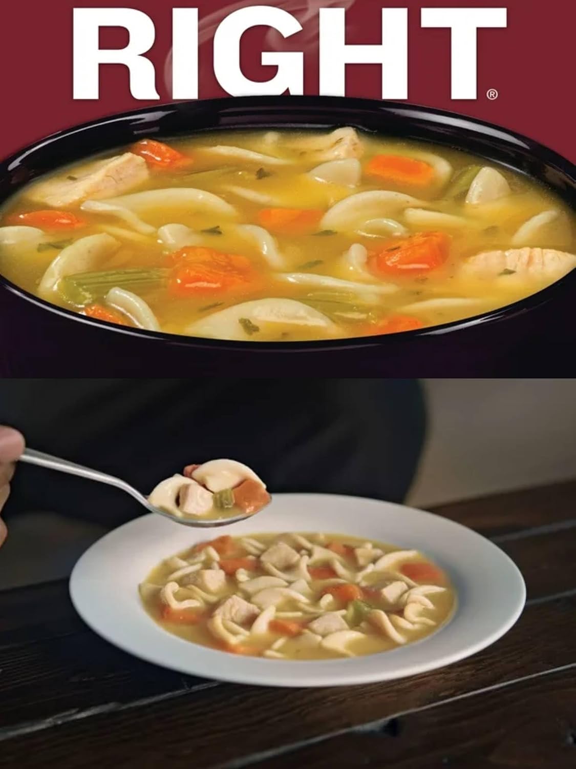 TAOindustry Campbell's Chunky Classic Chicken Noodle With White Meat Chicken, 18.6 Oz Can (Pack of 6)