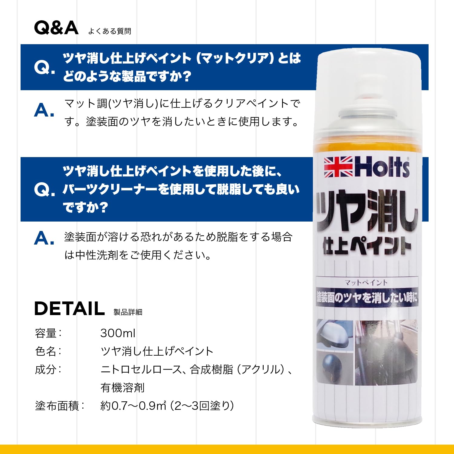 Amazon | ホルツ ペイント塗料 つや消し仕上 マットペイント 300ml