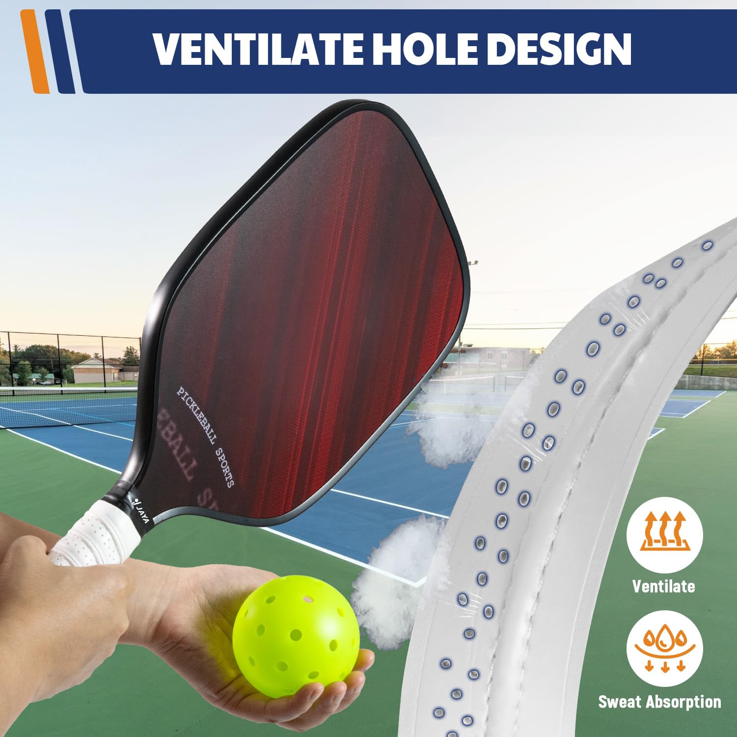 PickGrip Para Raquete Pickleball - Conforto E Absorção De Impacto