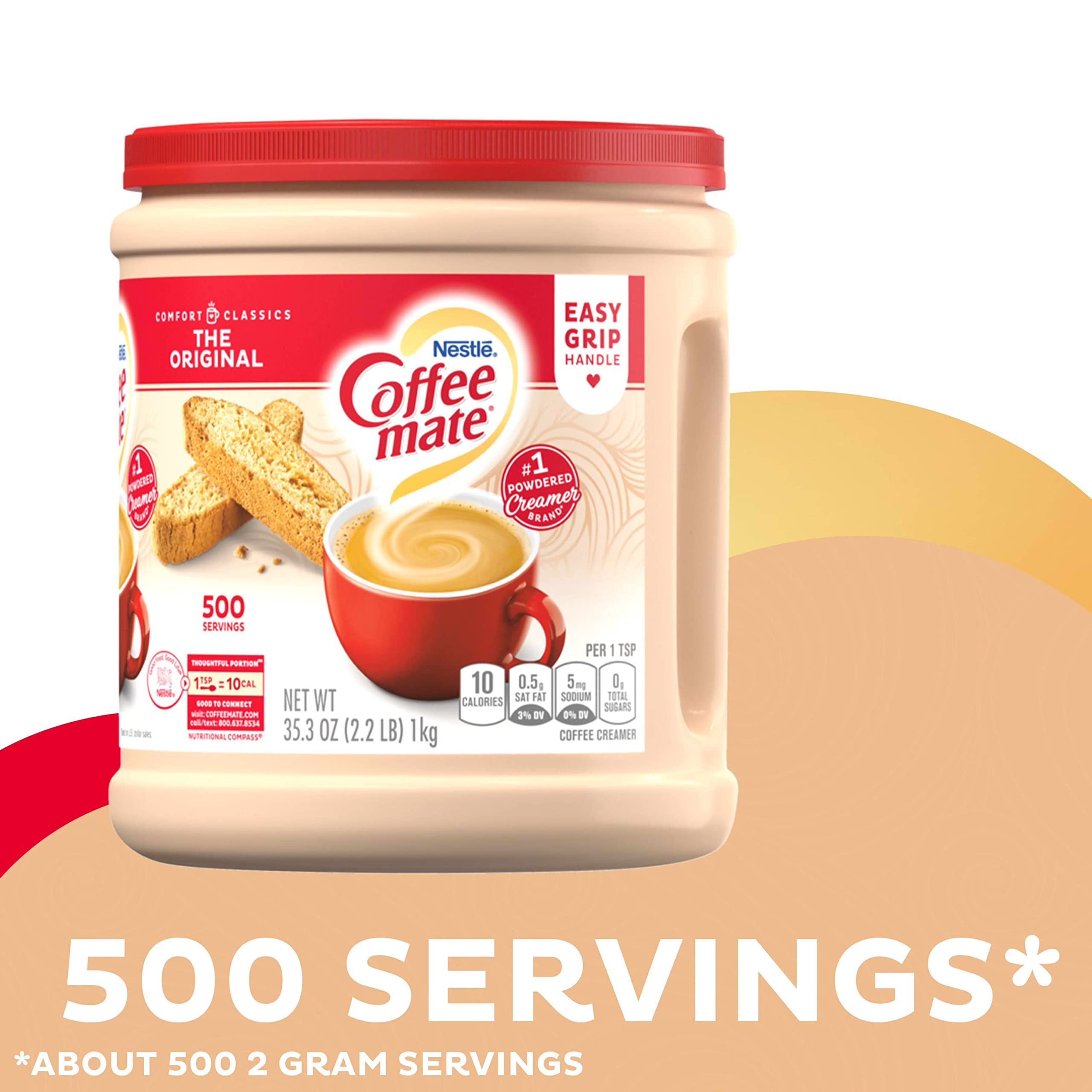 COFFEE MATE The Original Powder Coffee Creamer 35 3 Oz Canister Non-dairy Lactose Free Gluten Free Creamer Pack — view 4