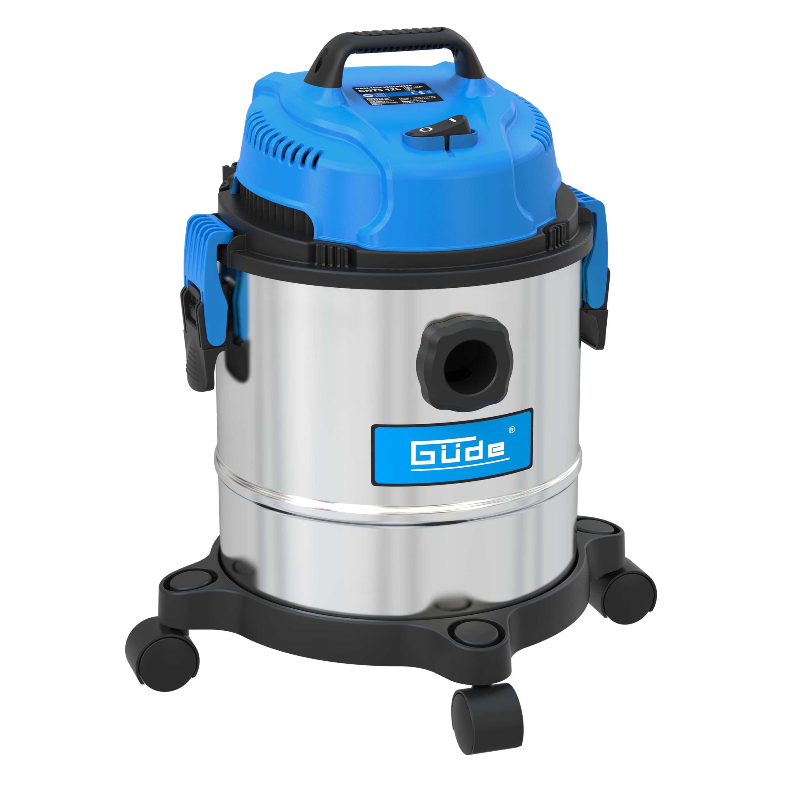 Güde Borsa L 17000, aspiratore asciutto GNTS 12 l, blu, argento, nero, 1200 W, 80 decibel, 28 x 29 cm