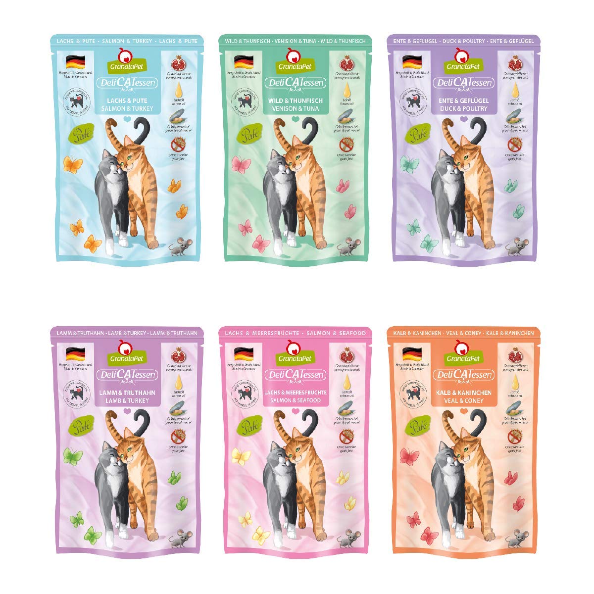 GranataPet DeliCATessen Multipack 1, 6 x 85g
