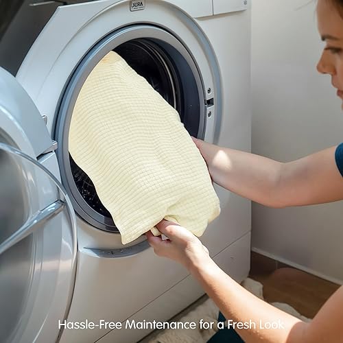 Miniatura 8 de Subrtex - Funda de cojín de sofá, funda elástica duradera para sofá de caravana de dos plazas, protección de muebles de elastano elástico para