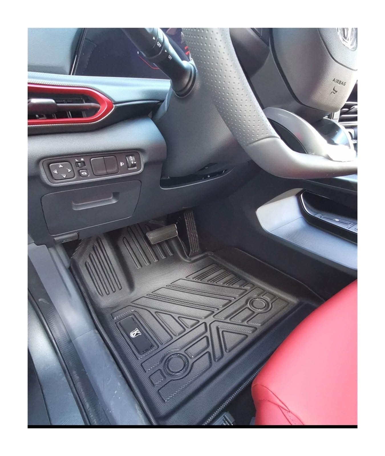 TECER Car Floor Mats Trunk Pad Compatible with Changan UNI-T All-Weather Waterproof Accessories TPE Left Hand Driving LHD — view 5
