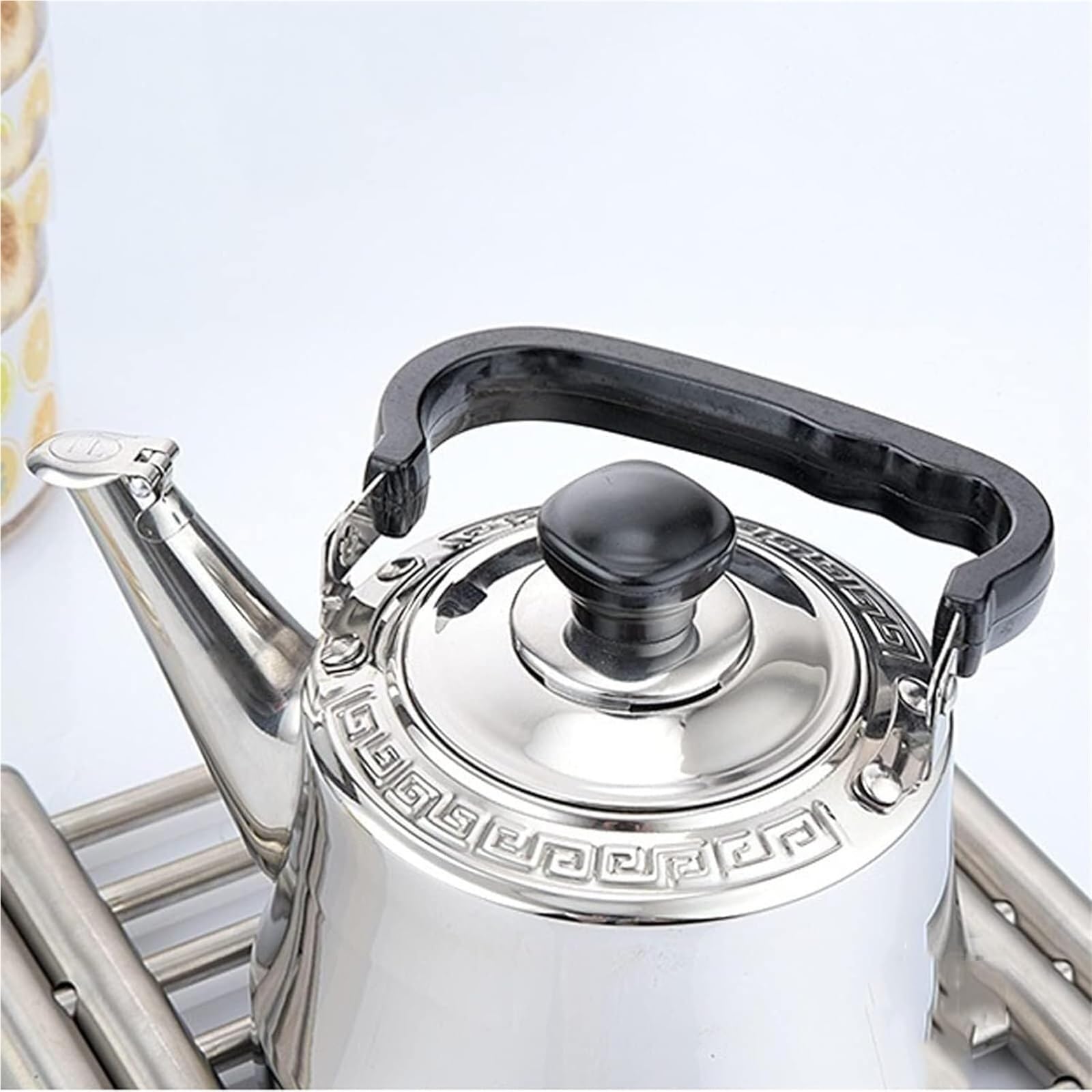hervidor esmaltado, Tetera de acero inoxidable 304 con mango ergonómico baquelita(9,2L)