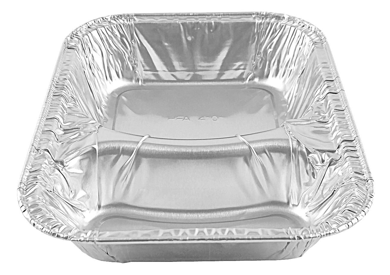 Handi-Foil Hamburger Container Tray Disposable School Feeding Pan - (pack of 100)