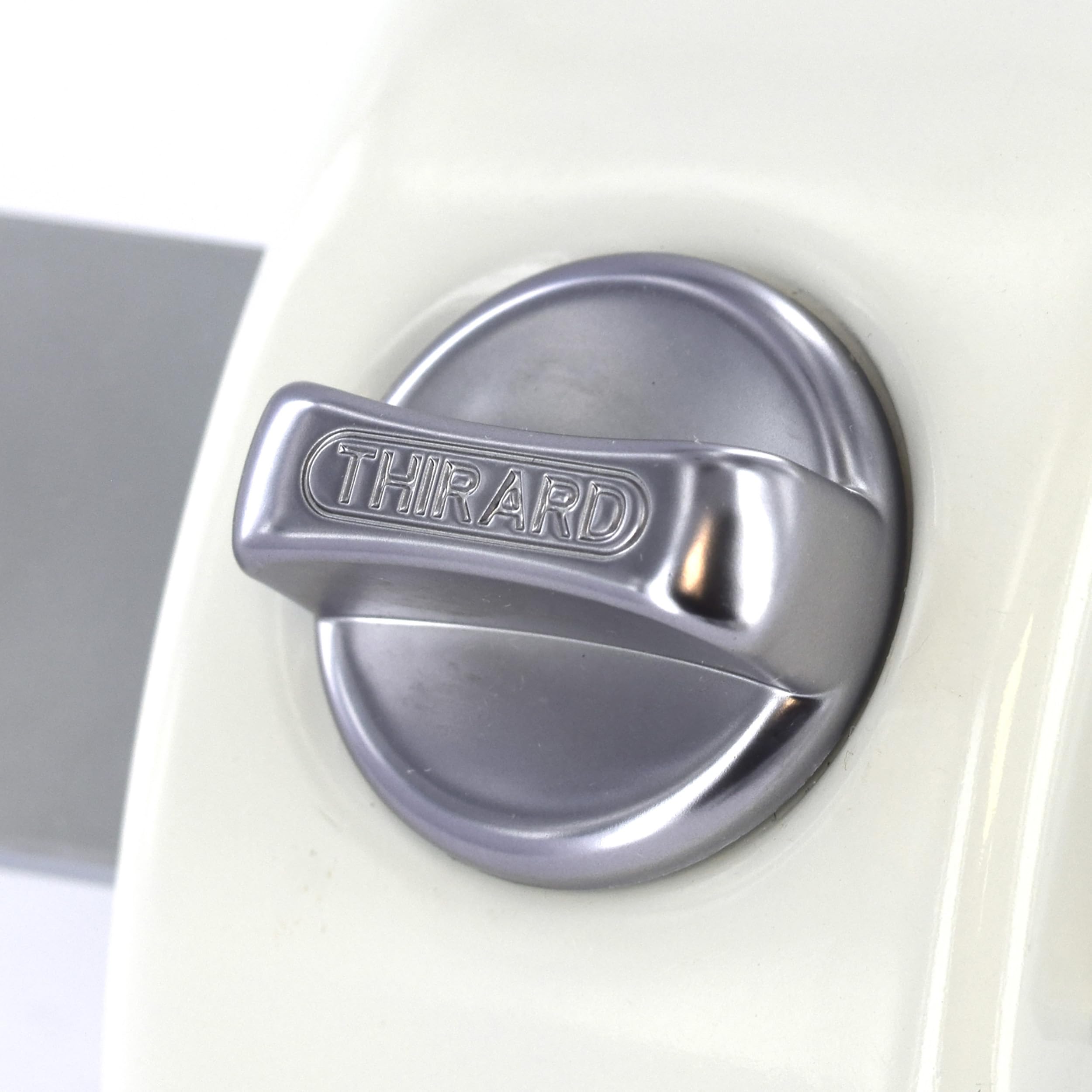 THIRARD Verrou à Bouton et Cylindre Acier Cylindre 40 mm Verni