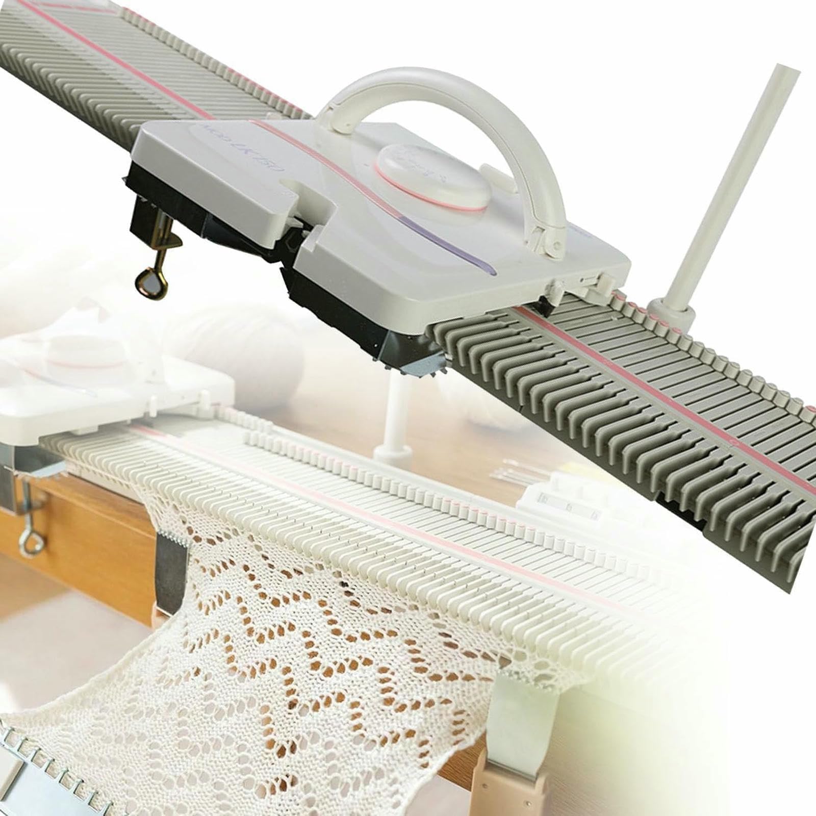 Macchina per Maglieria, Macchina per Maglieria Ad Alta Efficienza in Plastica Domestica con Accessori, per Bambini E Adulti