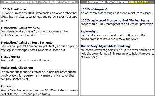 Miniatura 4 de Cubierta de coche para Toyota Tundra Access Cab 2000 2001 2002 2003 2004 2005 2006 Toyota Tundra Access Cab 6 pies Bed XtremeCoverPro Gold Series