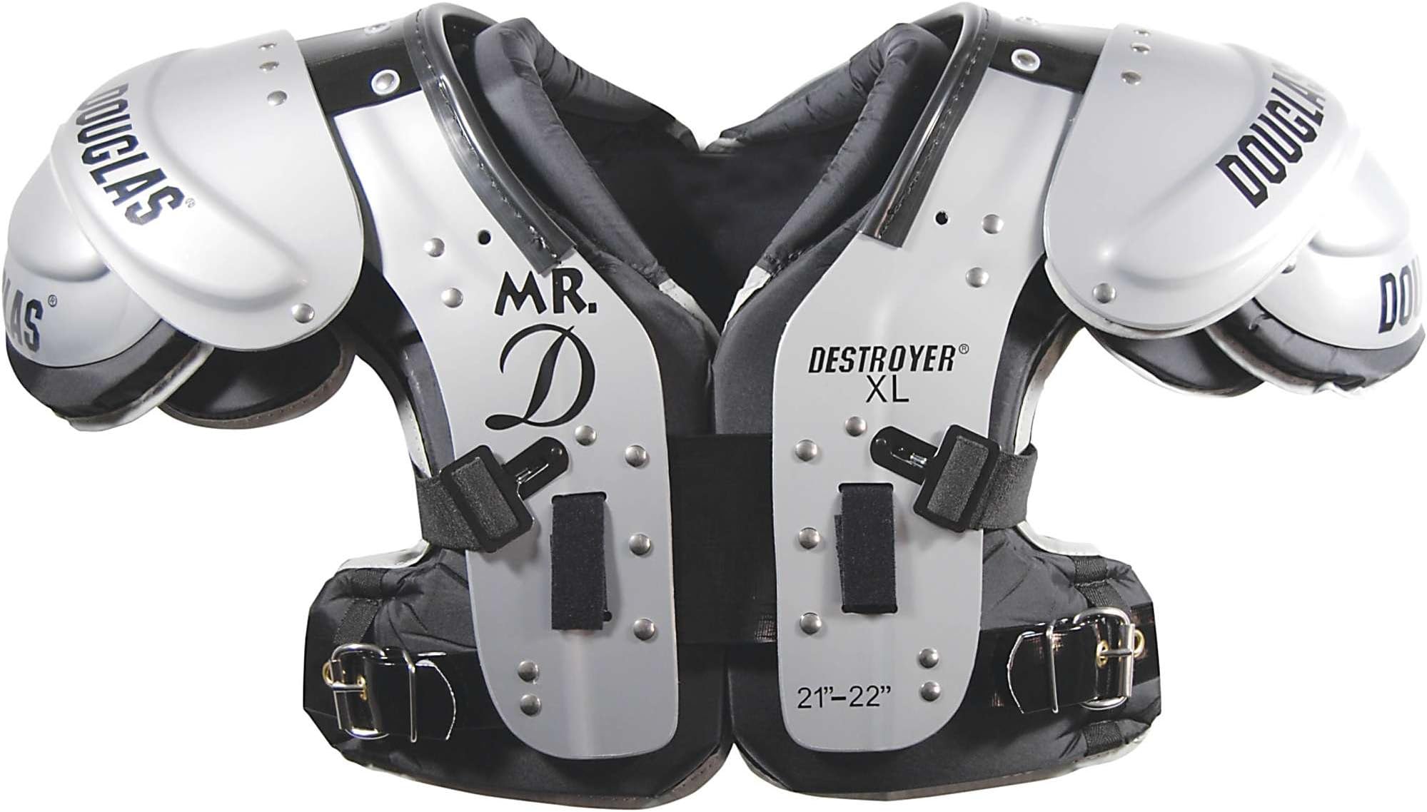 Douglas DP ""Mr DZ"" Series Adult Football Shoulder Pads - Offensive Linemen / Defensive Linemen