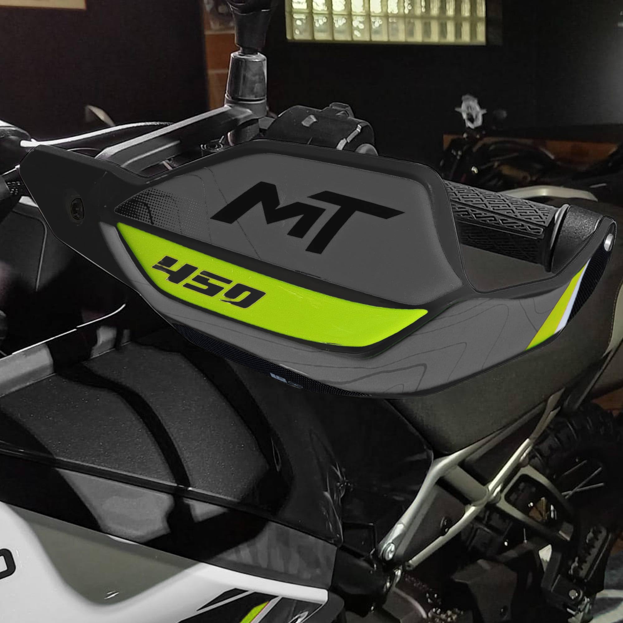 labelbike 3D resin stickers for hand guard decoration and protection compatible with CFMoto 450MT
